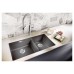 Blanco SUBLINE 480/320-U SILGRANIT PuraDur  черный c отв.арм. InFino