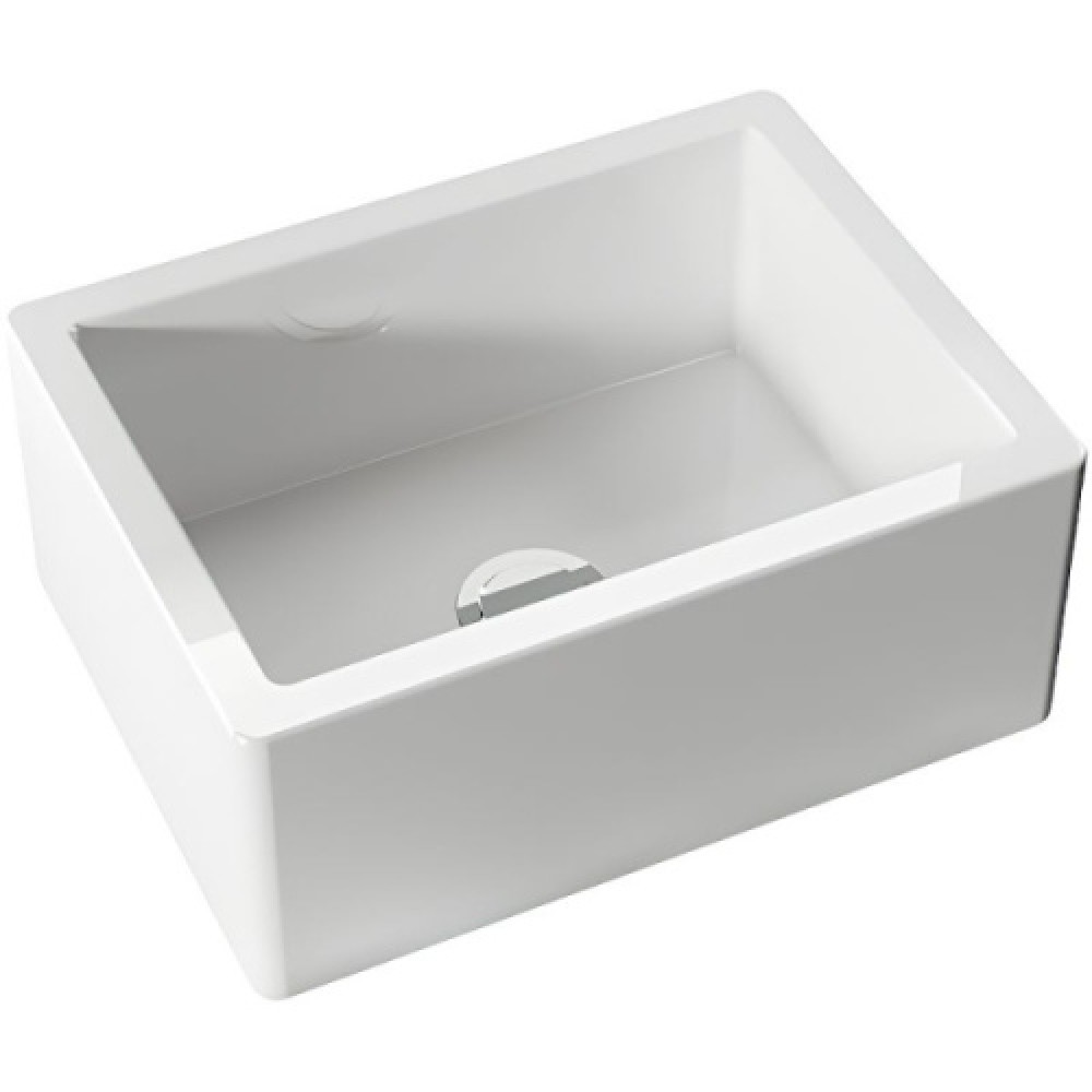 Мойка для кухни Kerasan Hannah 60 см белая 541001