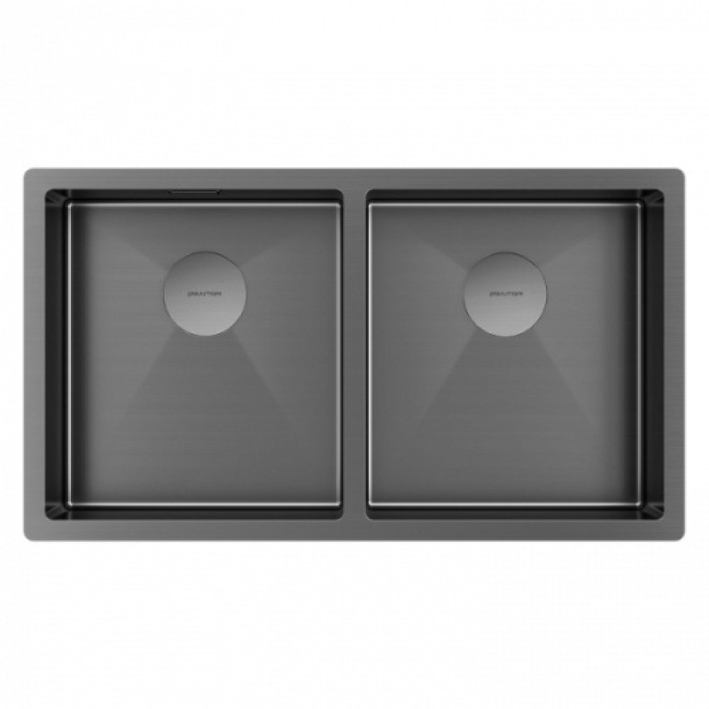 Мойка для кухни Paulmark Next 78 см вороненая сталь PM207844-GM