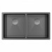 Мойка для кухни Paulmark Next 78 см вороненая сталь PM207844-GM Мойка для кухни Paulmark Next 78 см вороненая сталь PM207844-GM