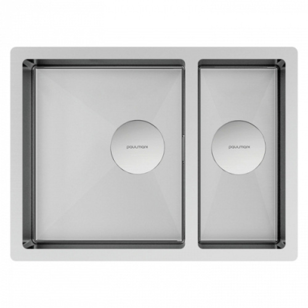Мойка для кухни Paulmark Next 58 см нержавеющая сталь PM225844-BS