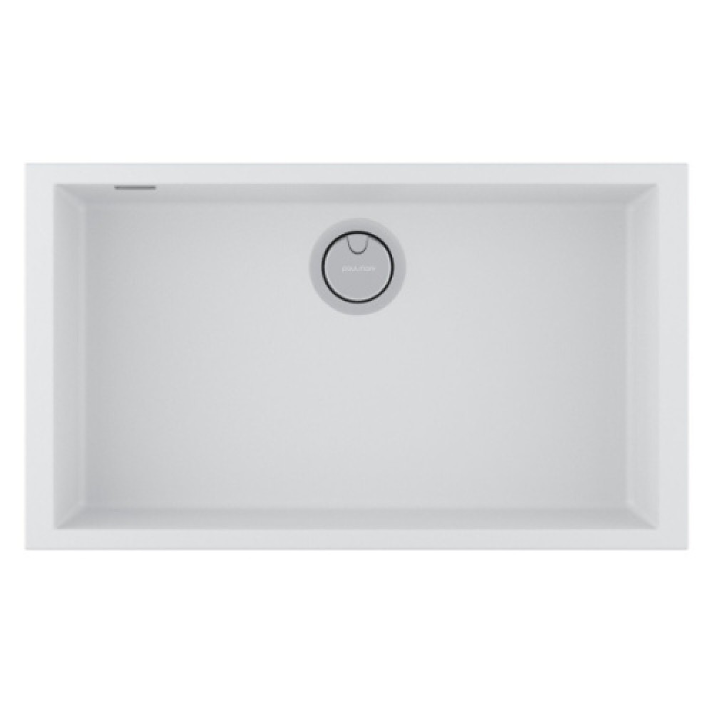 Мойка для кухни Paulmark Neo classic 76 см белая матовая PM967644-WH