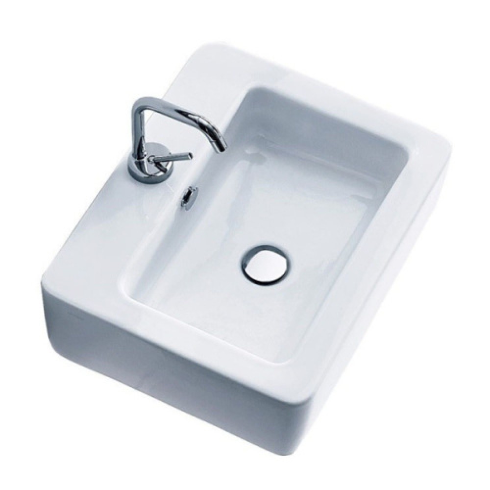 Раковина с одним отверстием под смеситель Kerasan Ego 324101*1