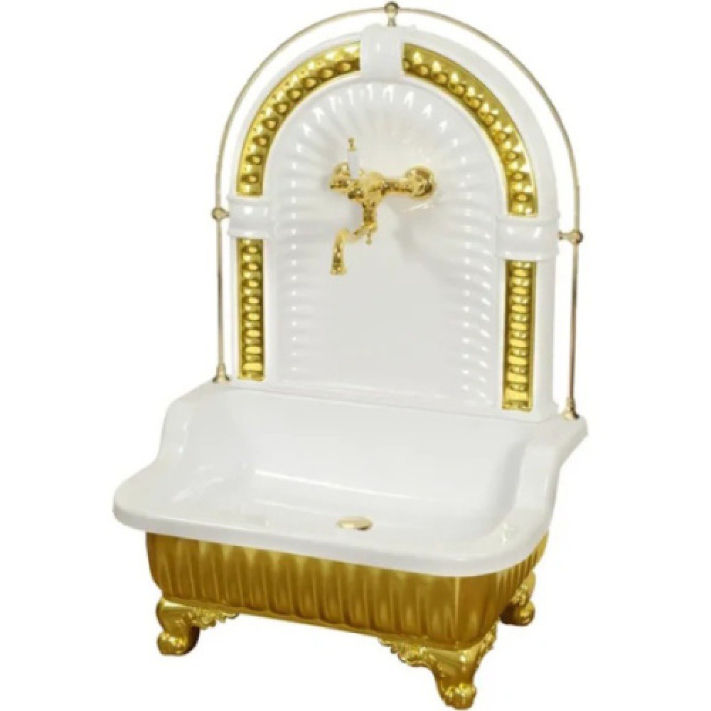 Раковина напольная Migliore Olivia Zampa золото 26300