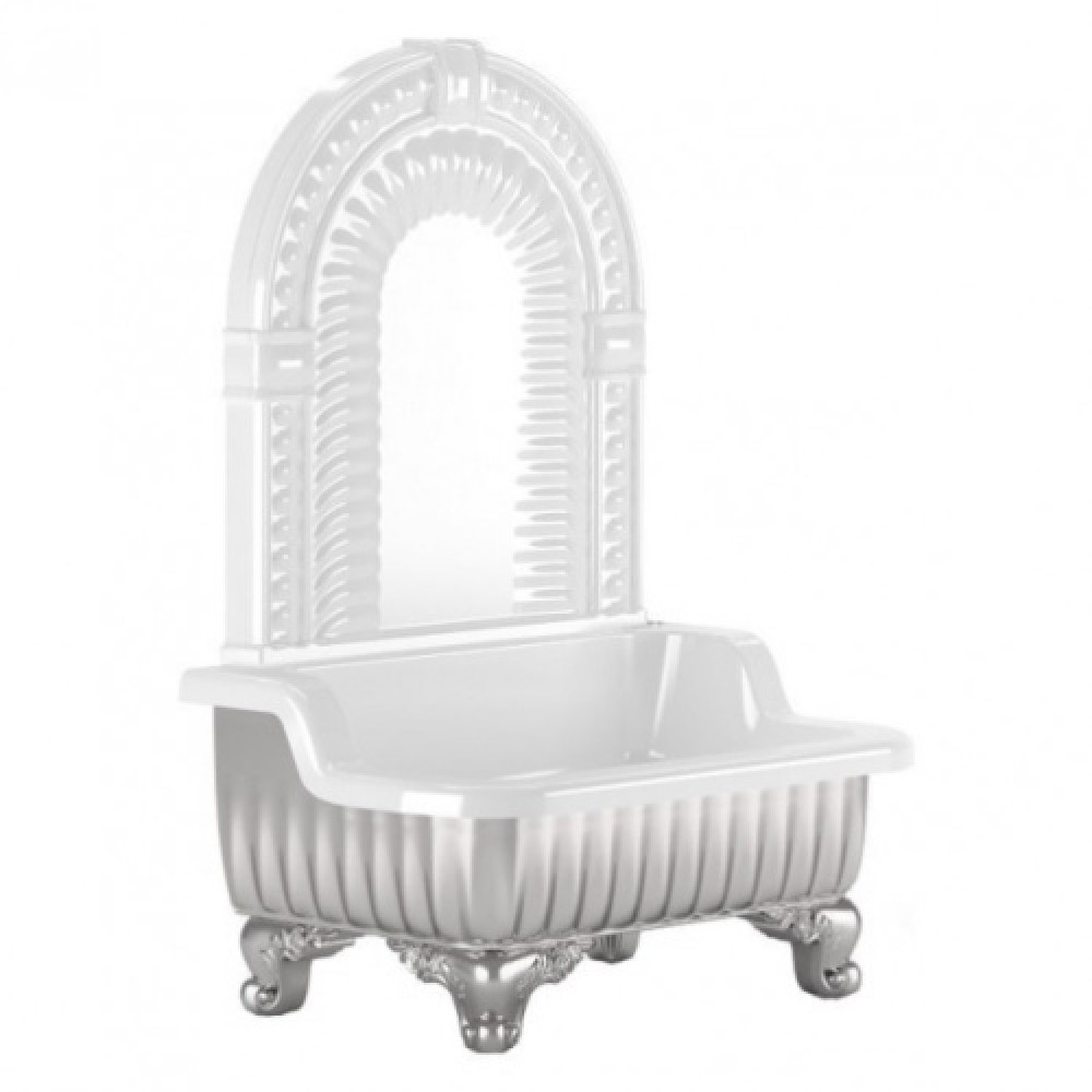 Раковина напольная Migliore Olivia Zampa хром/белый 26268