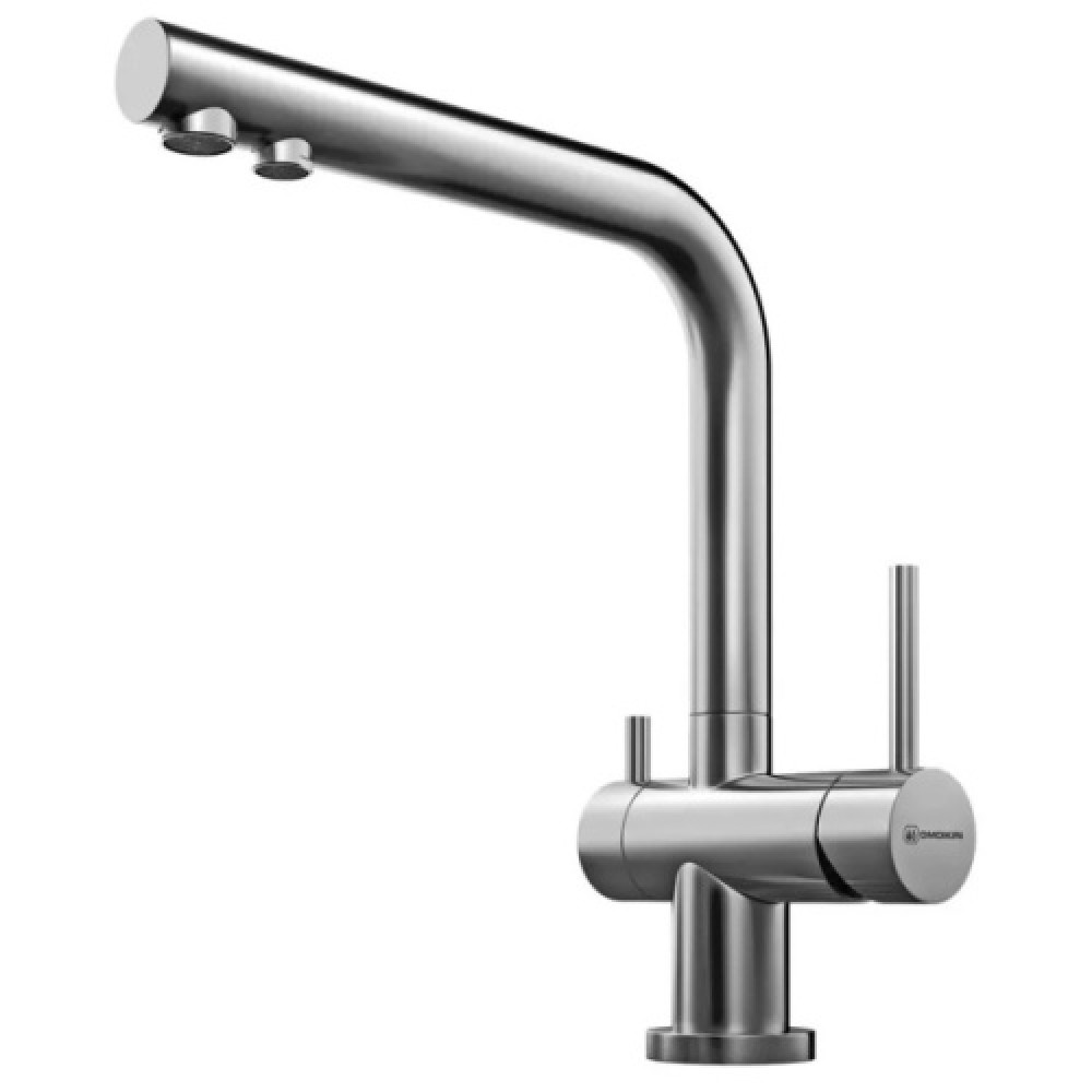 Смеситель для питьевой воды Omoikiri Nagano BN нержавеющая сталь 4994011