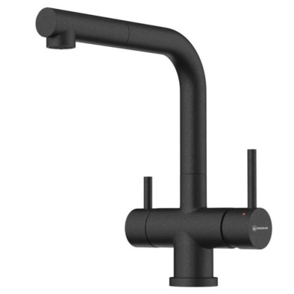 Смеситель для питьевой воды Omoikiri Takamatsu-S BL черный 4994570