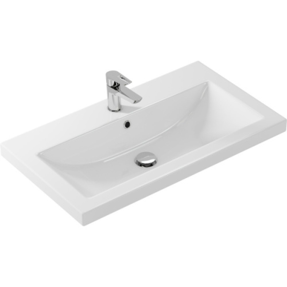Раковина Cersanit Como 80 см белая S-UM-COM80/1-w