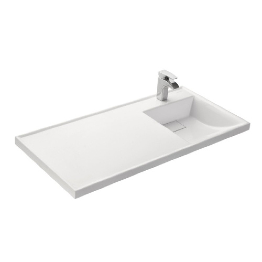 Раковина над стиральной машиной Акватон Лондри 105 см правая 1A72223KLH010