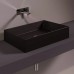 Раковина Simas Agile 60 см без отверстий под смеситель, черный матовый AG60 nero matt