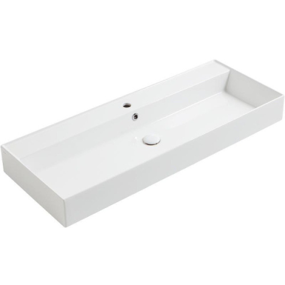 Раковина Simas Agile 121 см с 1 отверстием под смеситель AG121 bi*1