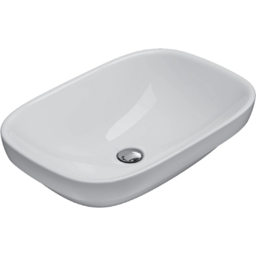 Раковина полувстраиваемая Globo Genesis GE051 GE042.BI