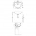 Раковина полувстраиваемая Simas Lavabi d’arredo Uni S 58