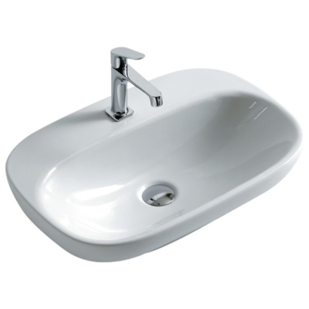 Раковина полувстраиваемая Globo Genesis GE040 GE040.BI