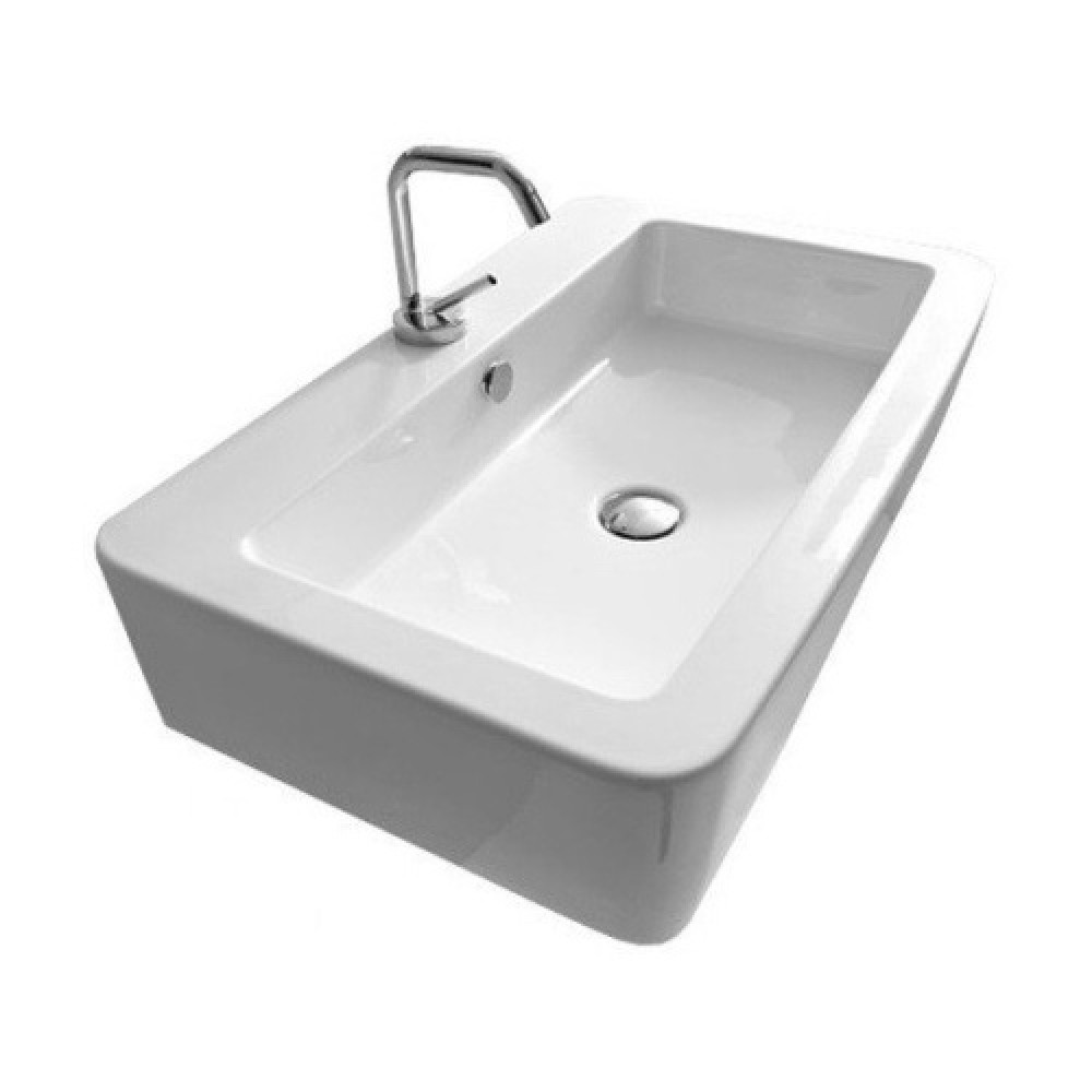 Раковина с одним отверстием под смеситель Kerasan Ego 325001*1