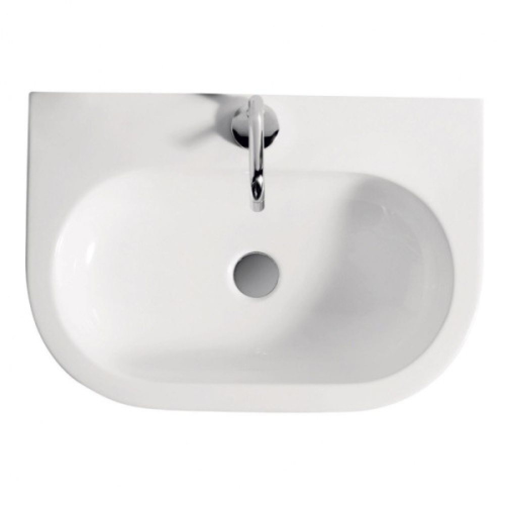 Раковина с отверстием под смеситель Kerasan Flo 3150bi*1 315001*1