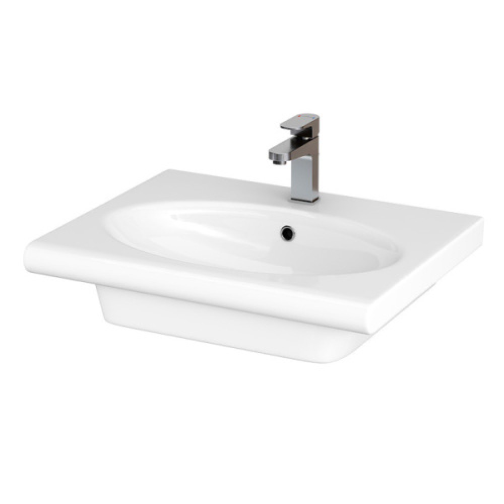 Раковина встраиваемая Cersanit Nature S-UM-NTR60/1-w 60.5х47 см