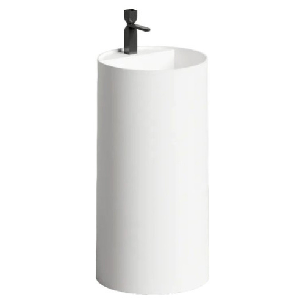 Раковина напольная Salini Armonia Round Top 01 белый матовый 130421TM