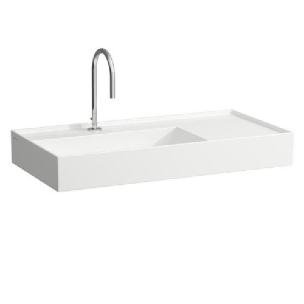 Раковина Laufen Kartell 90 см полка справа 8.1033.8.000.111.1