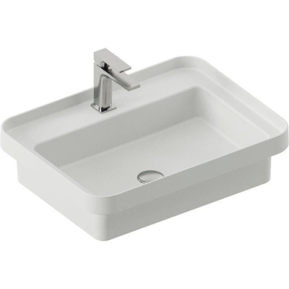 Раковина ArtCeram Fuori Scala 60 см белый глянцевый TFL034 01 00 bi *0