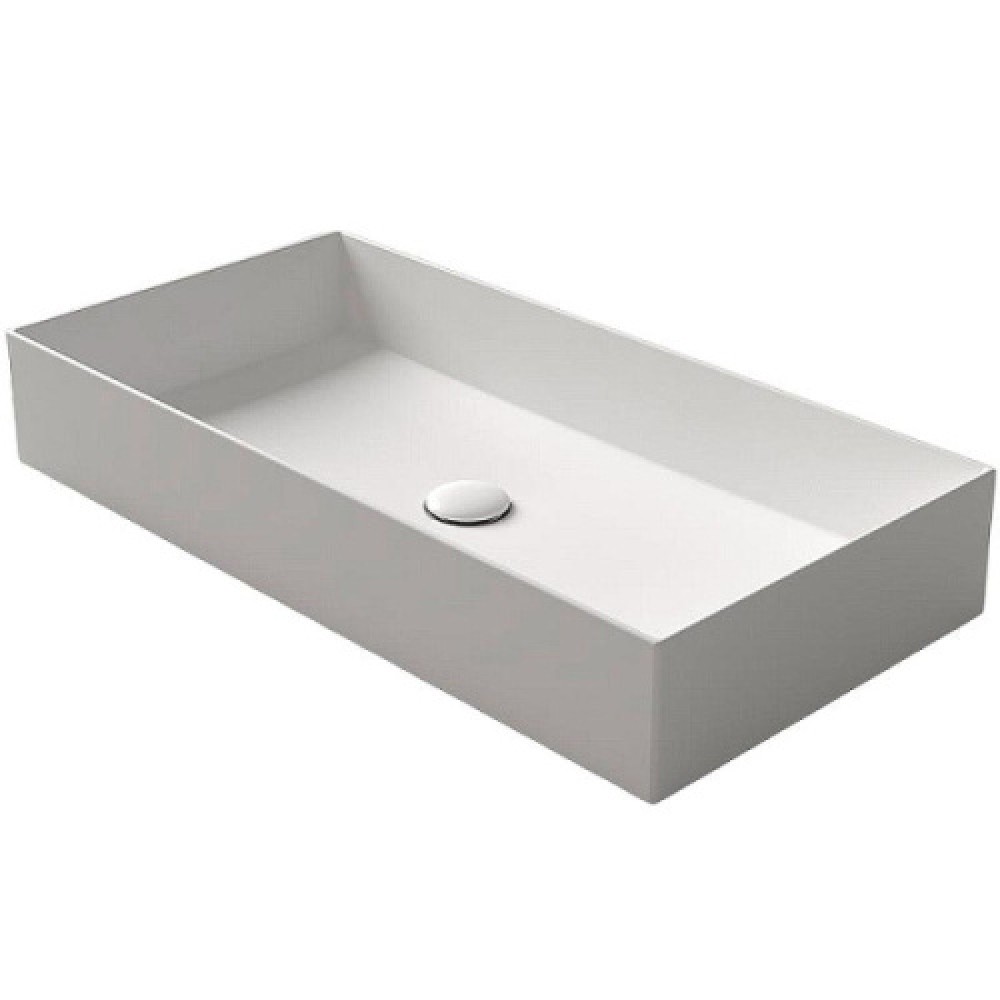 Раковина Simas Agile 80 см белый матовый AG80 bi matt