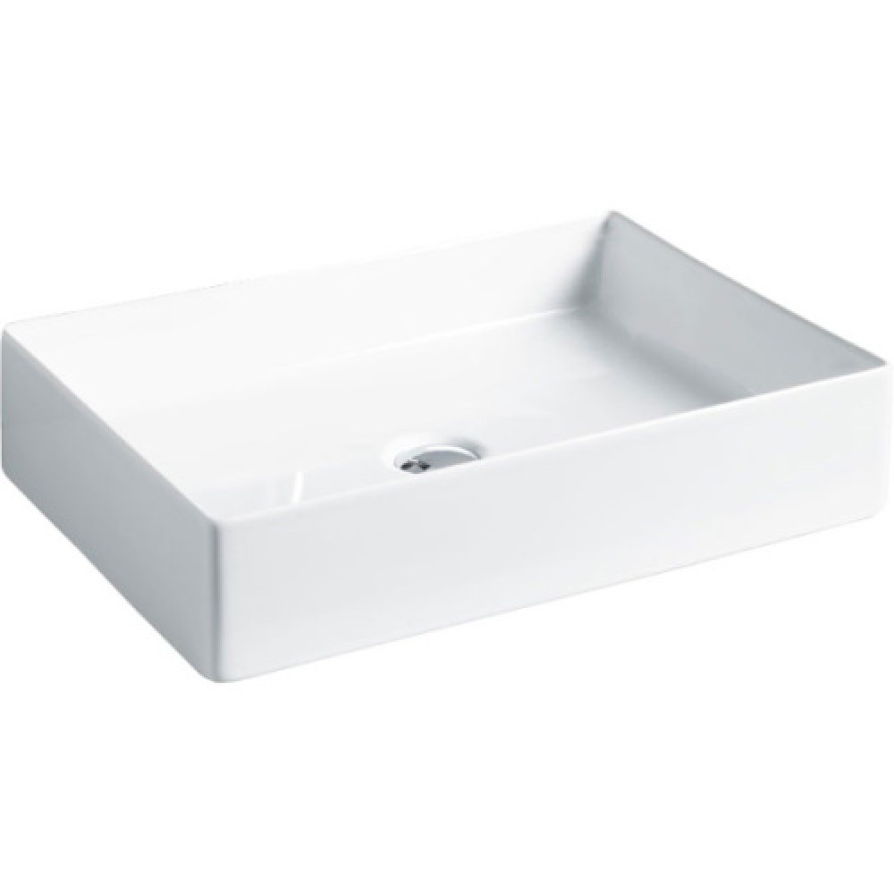 Раковина ArtCeram Scalino 55 см белый глянцевый SCL002 01 00 bi