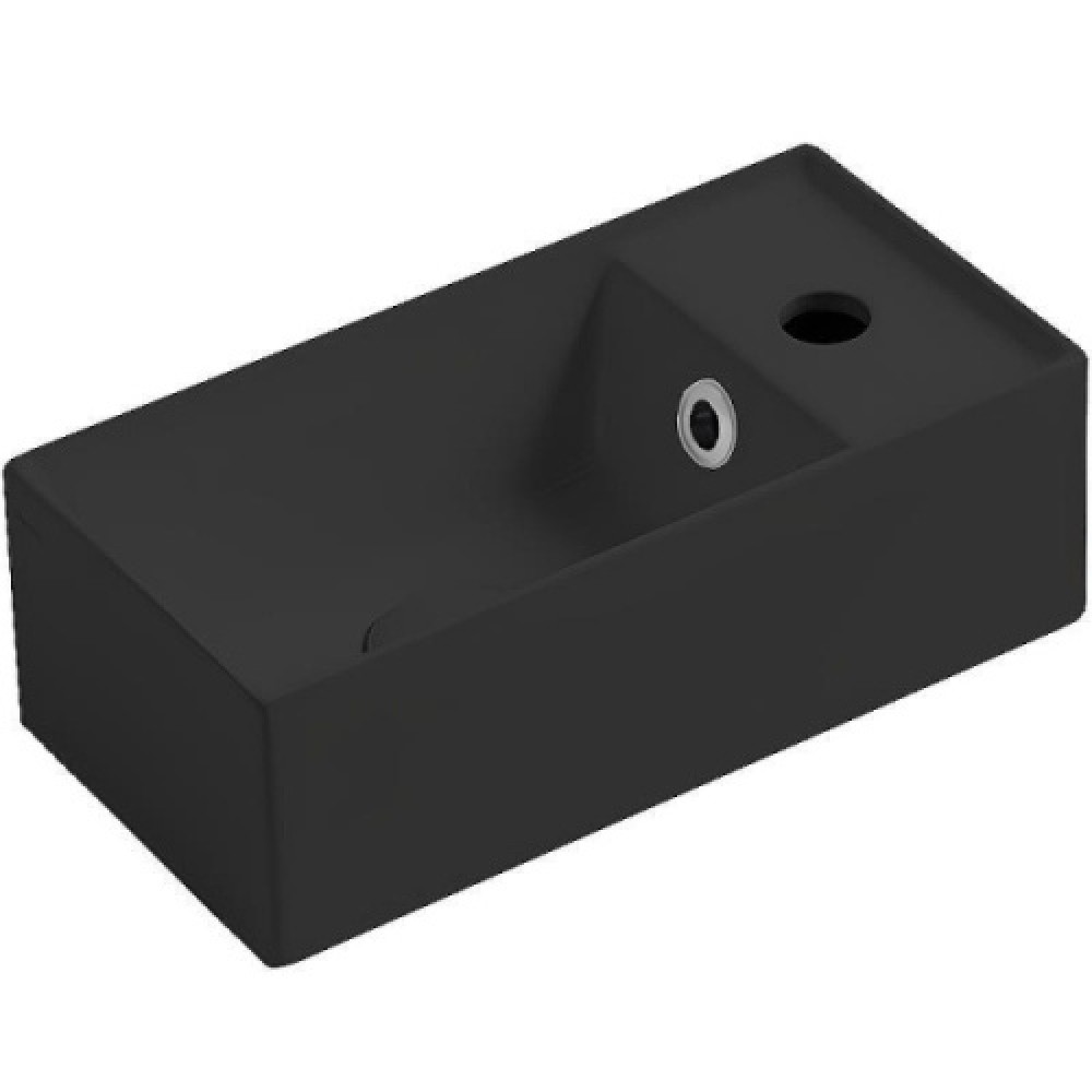 Раковина Simas Agile 40 см правый, черный матовый AG20 nero matt*1