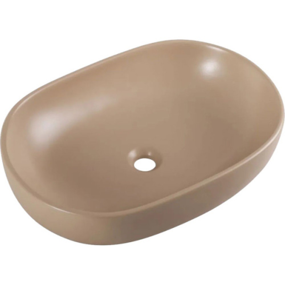 Раковина BelBagno 60 см накладная бежевая матовая BB1084-H316