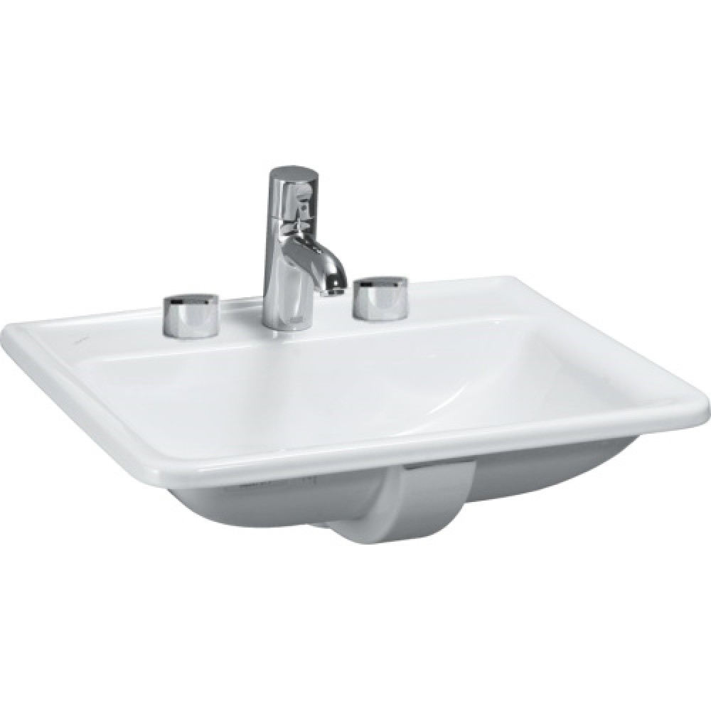 Раковина Laufen Pro 56 см с 3 отверстиями для смесителя 8.1396.1.000.108.1