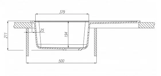 Мойка для кухни Акватон Аманда 1A712832AD 80 см Мойка для кухни Акватон Аманда 1A712832AD 80 см