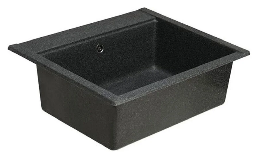Мойка для кухни Акватон Делия 60 см графит 1A715232LD210 Мойка для кухни Акватон Делия 60 см графит 1A715232LD210