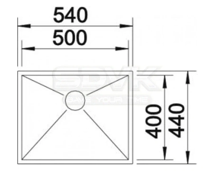 Мойка для кухни Blanco Zerox 500-IF 54 см Dark Steel 526245 Мойка для кухни Blanco Zerox 500-IF 54 см Dark Steel 526245