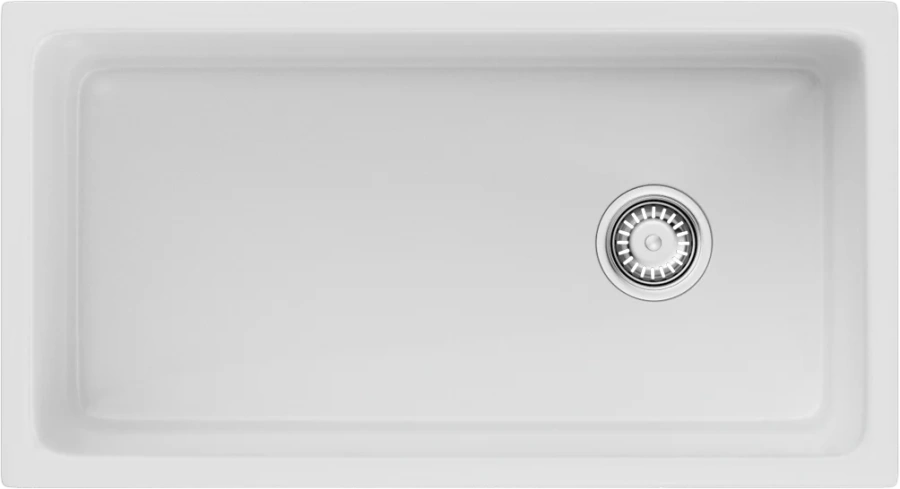 Мойка для кухни Omoikiri Tokara 88-U/I-WH Glossy Side 88 см белая глянцевая 4993867