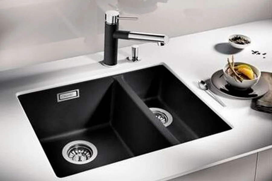 Мойка для кухни Blanco Rotan 340/160-U 55 см белый 523078 Мойка для кухни Blanco Rotan 340/160-U 55 см белый 523078