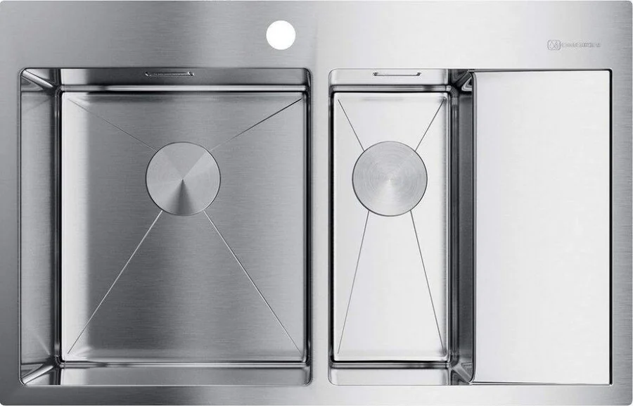 Мойка для кухни Omoikiri Akisame 78-2-IN-L 78 см нержавеющая сталь чаша слева 4973062