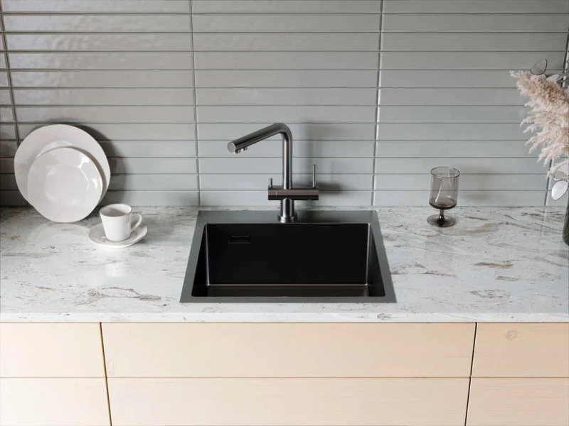 Мойка для кухни Omoikiri Akisame 51-GB 51 см графит 4997013 Мойка для кухни Omoikiri Akisame 51-GB 51 см графит 4997013