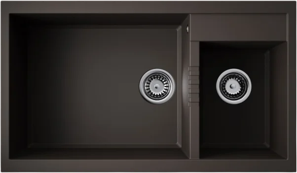 Мойка для кухни Omoikiri Tedori 86-2-LB-ES 86 см espresso 4997242