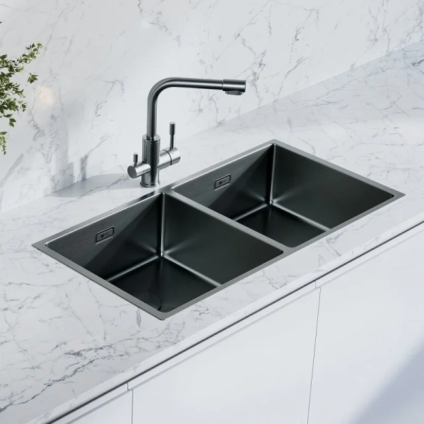 Мойка для кухни Lemark Proran 90 см графит 9936139 Мойка для кухни Lemark Proran 90 см графит 9936139