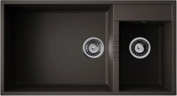 Мойка для кухни Omoikiri Tedori 85-2-U-ES 85 см espresso 4997240