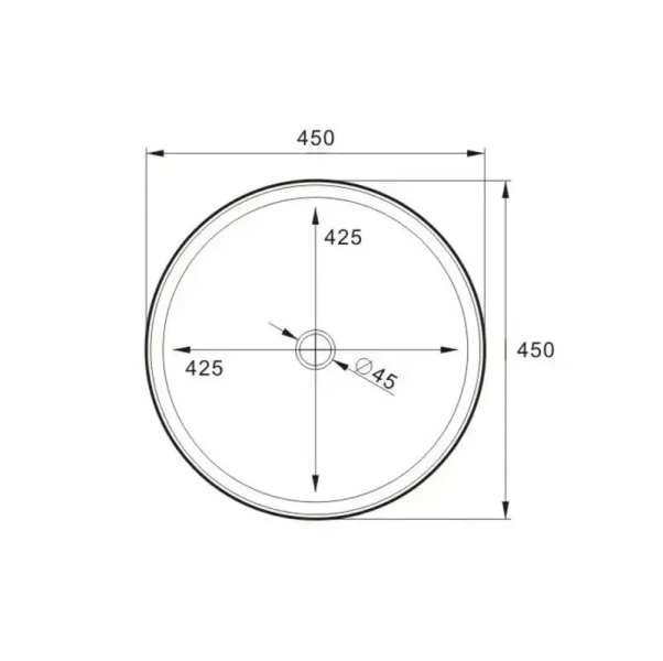 Раковина напольная SantiLine 45 см керамическая белая SL-4014 Раковина напольная SantiLine 45 см керамическая белая SL-4014