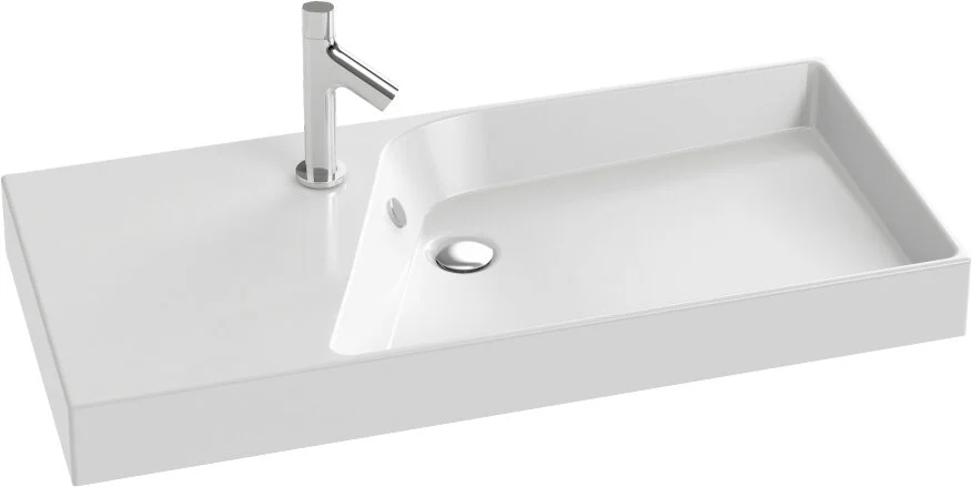 Раковина Jacob Delafon Rythmik 100 см белая EXN112-00