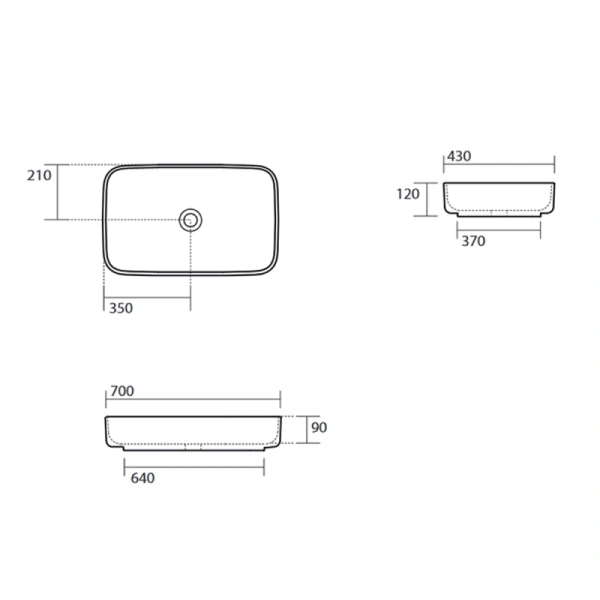 Раковина Kerasan Tribeca 70 см Nocciola 460281*0 Nocciola Раковина Kerasan Tribeca 70 см Nocciola 460281*0 Nocciola