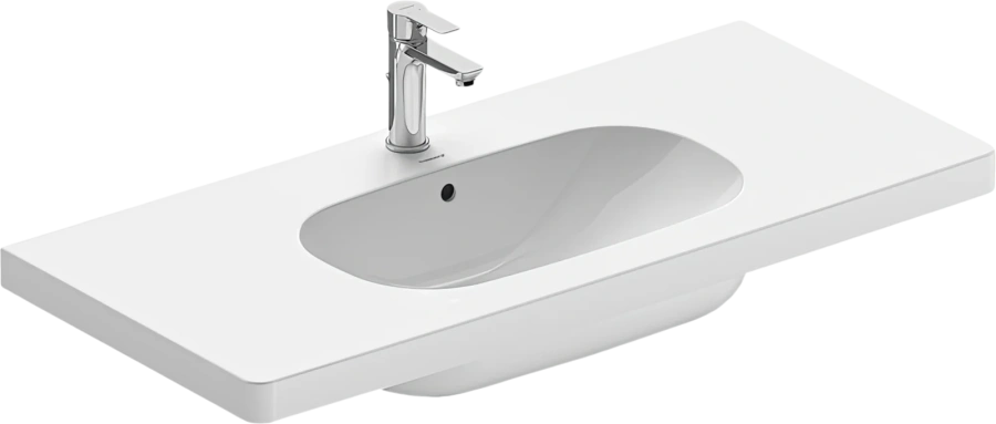 Раковина Duravit D-code 105 см белая 03421000002
