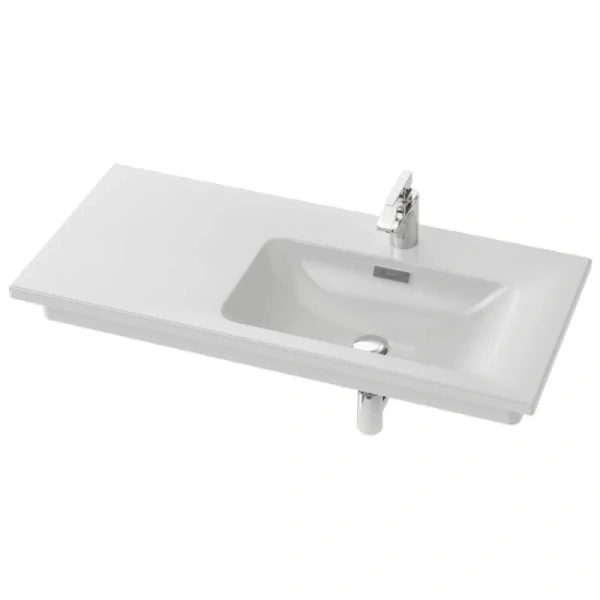 Раковина Jacob Delafon Vox 101 см подвесная с левым крылом EXAD112-00