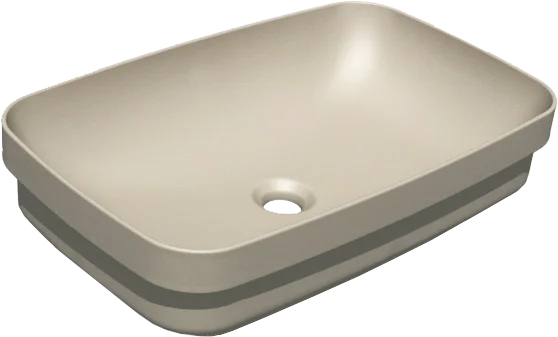 Раковина Kerasan Tribeca 60 см накладная, Nocciola 514381