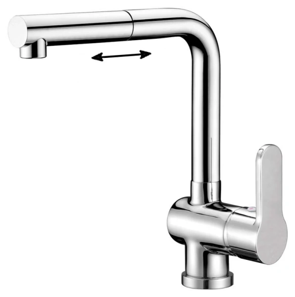 Смеситель для кухни BelBagno Tanaro хром TAN-LADM-CRM