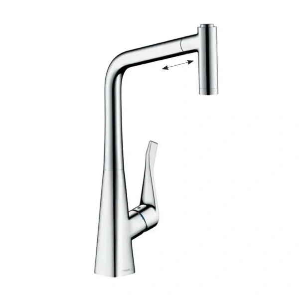 Смеситель для кухни Hansgrohe Metris хром 73801000