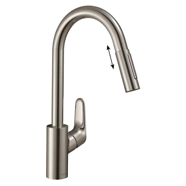 Смеситель для кухни Hansgrohe Focus сталь 31815800