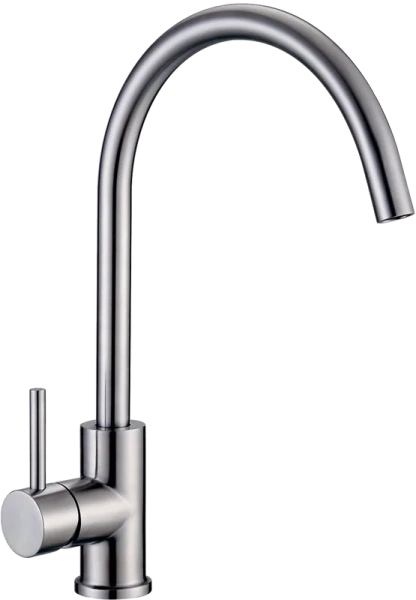 Смеситель для кухни BelBagno Armonica из нержавеющей стали в исполнении сатин ARM-LAM-IN