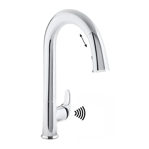 Смеситель для кухни Jacob Delafon Sensate хром E72218-B7-CP